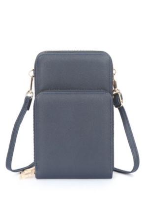 Long and Son Triple Zip compact Crossbody Bag